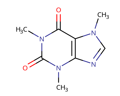 Molekula kofeinu