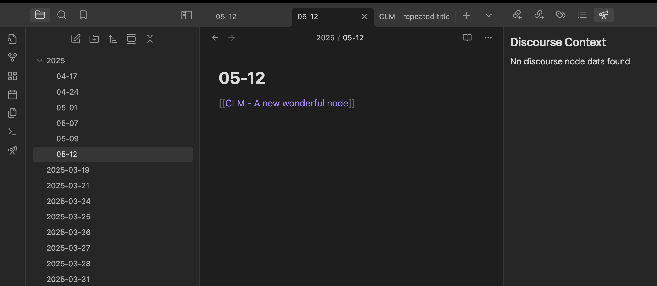 node created