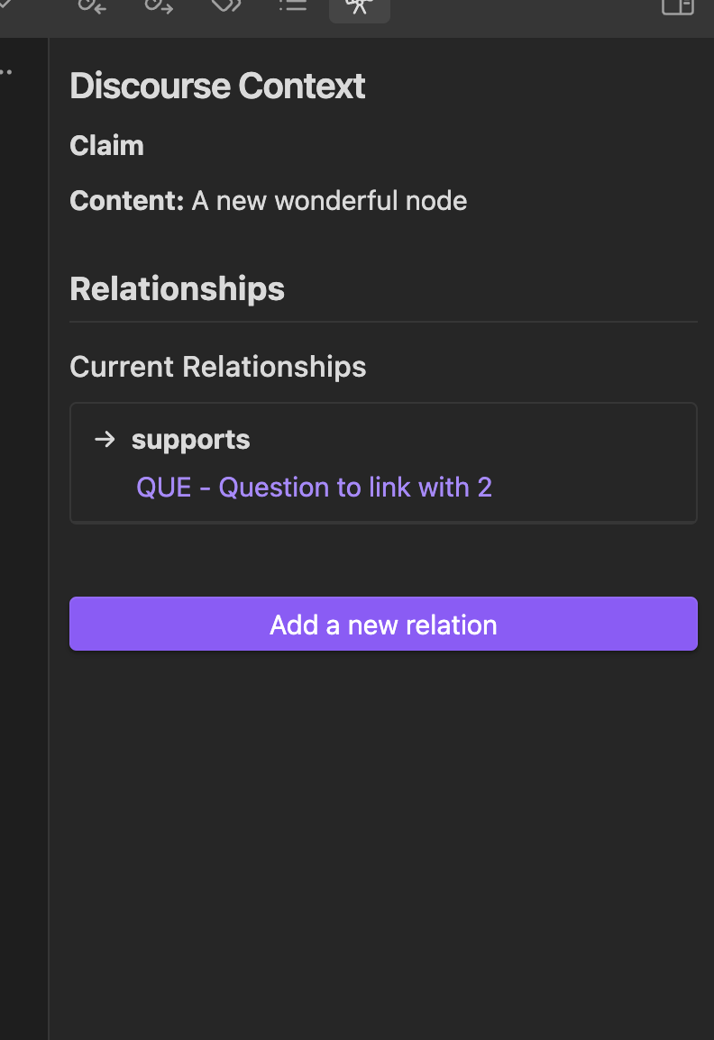 relationship created