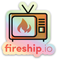 Fireship Sticker