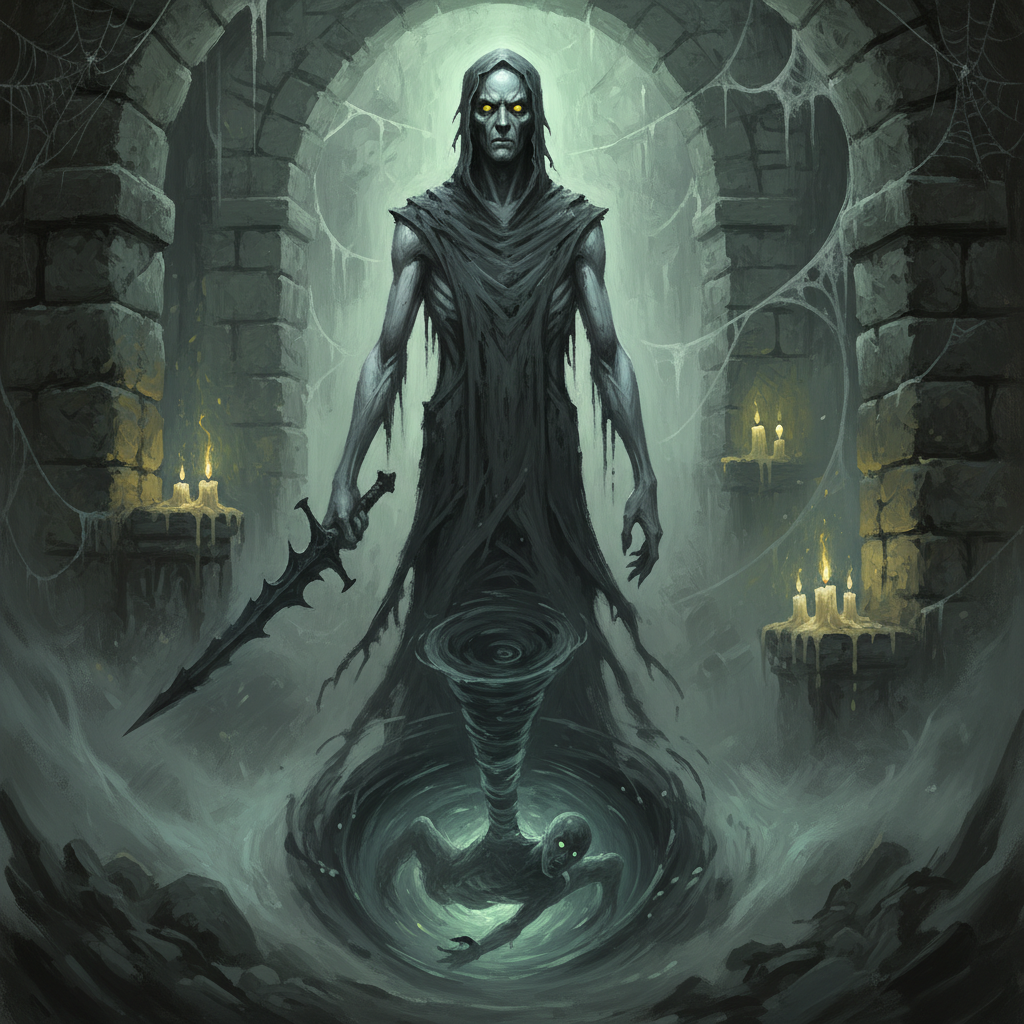 Soul Skelm, original Pathfinder 2e monster artwork by ZapGM