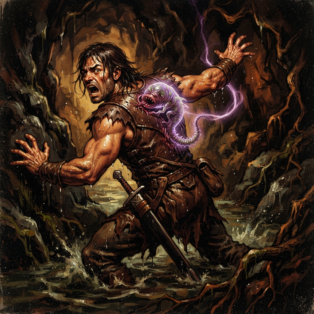 Soulrider (Fiend), original Pathfinder 2e monster artwork by ZapGM