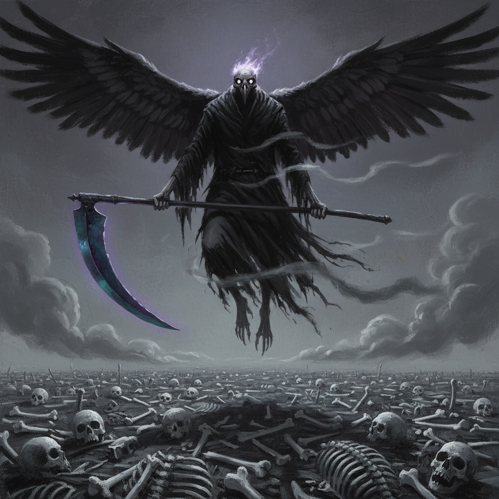 Vanth, original Pathfinder 2e monster artwork by ZapGM