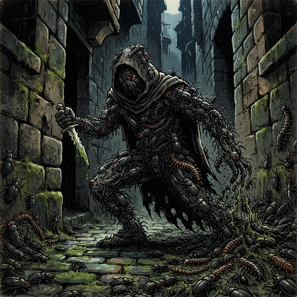 Thousand Thieves, original Pathfinder 2e monster artwork by ZapGM