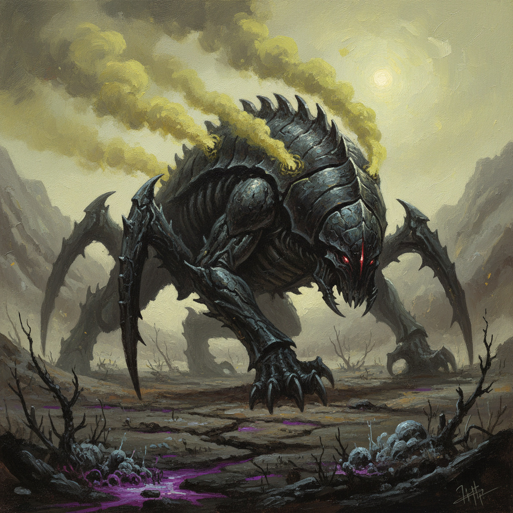 Tolokand, original Pathfinder 2e monster artwork by ZapGM