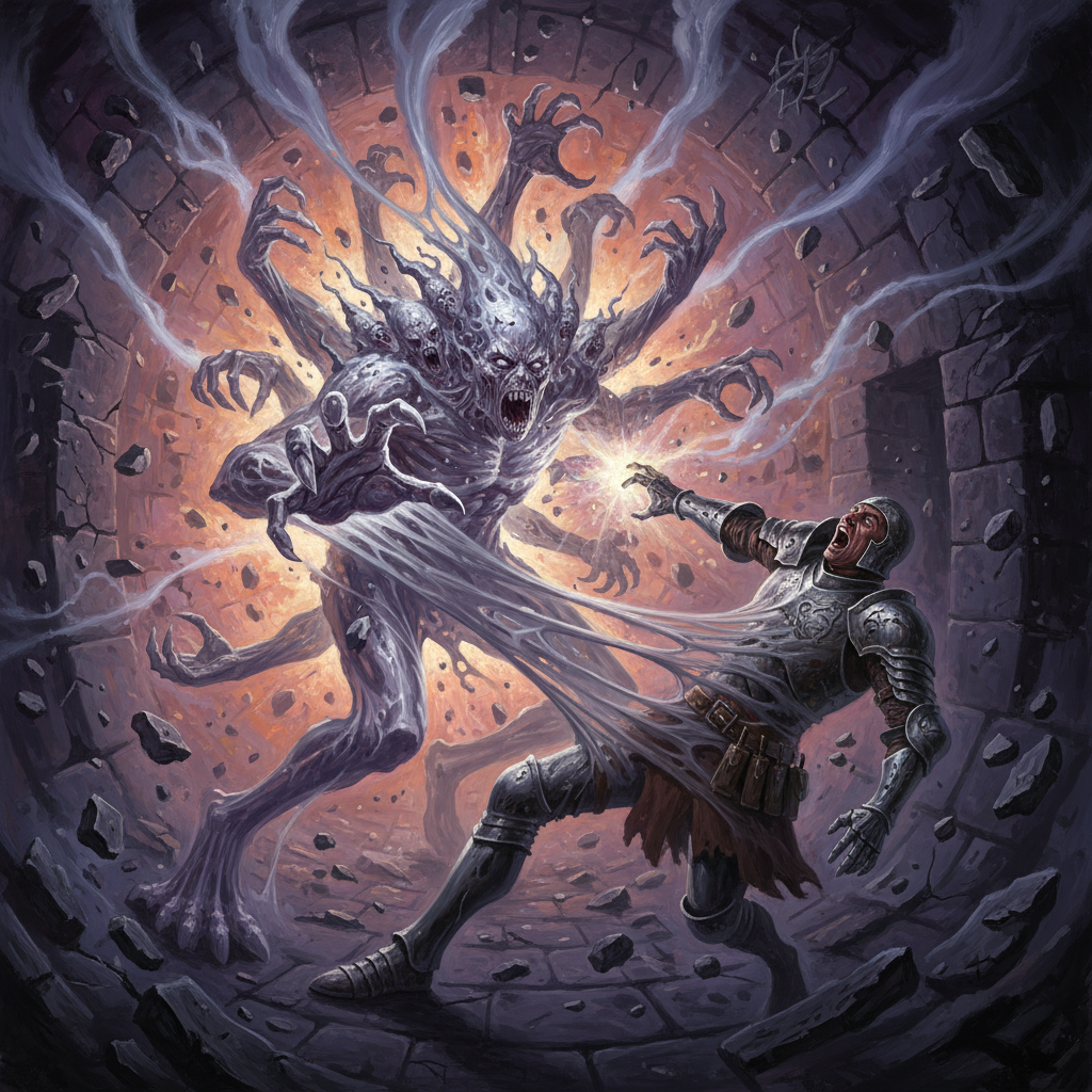 Amalgamite, original Pathfinder 2e monster artwork by ZapGM
