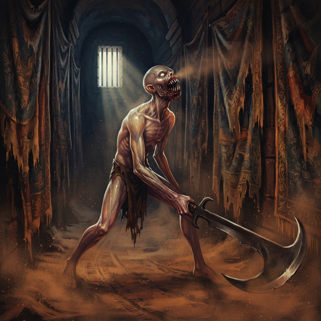 Lustspawn, original Pathfinder 2e monster artwork by ZapGM