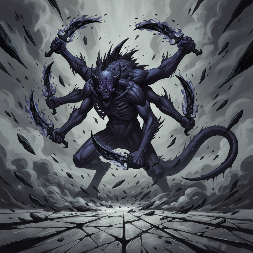 Vrolikai, original Pathfinder 2e monster artwork by ZapGM