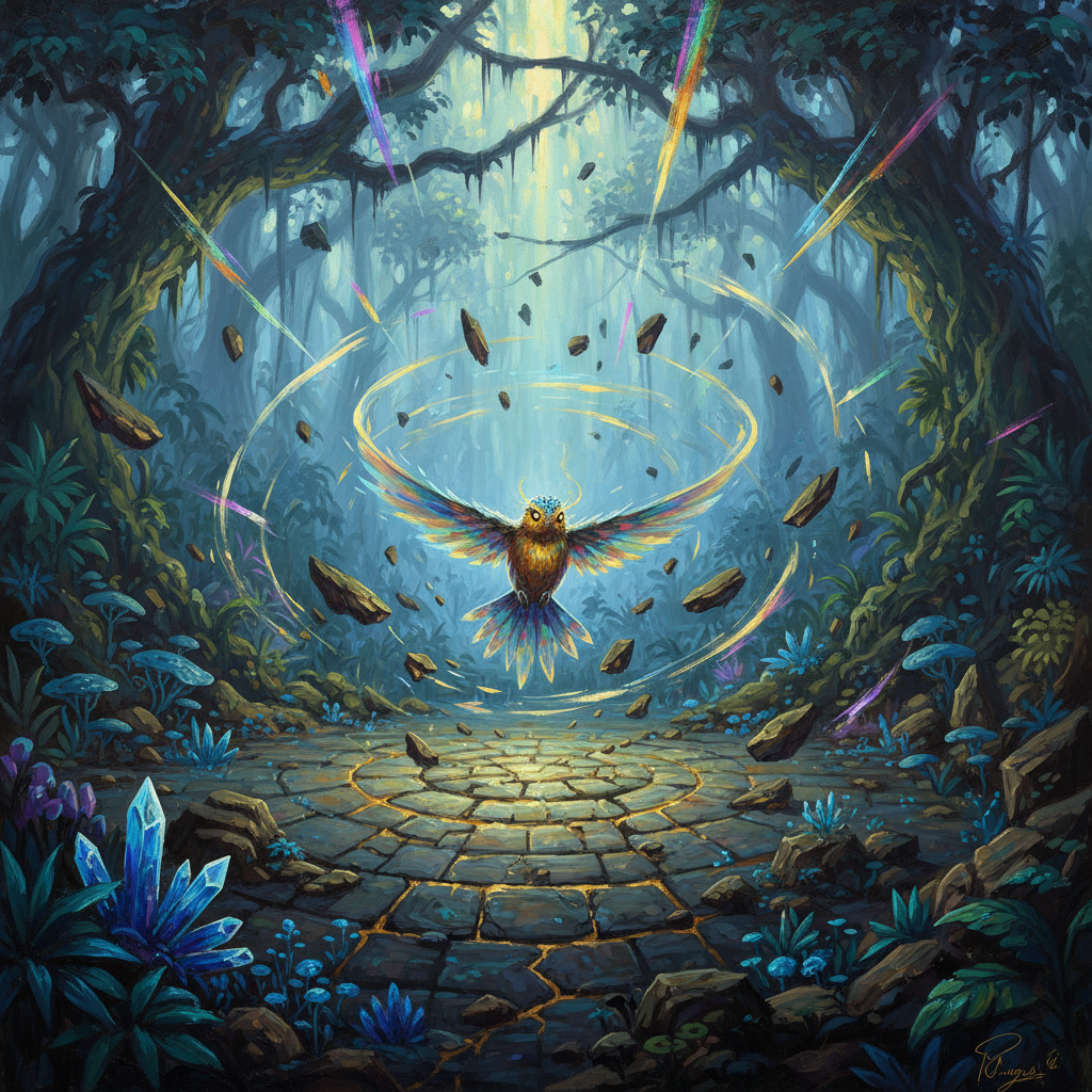 Harmona, original Pathfinder 2e monster artwork by ZapGM