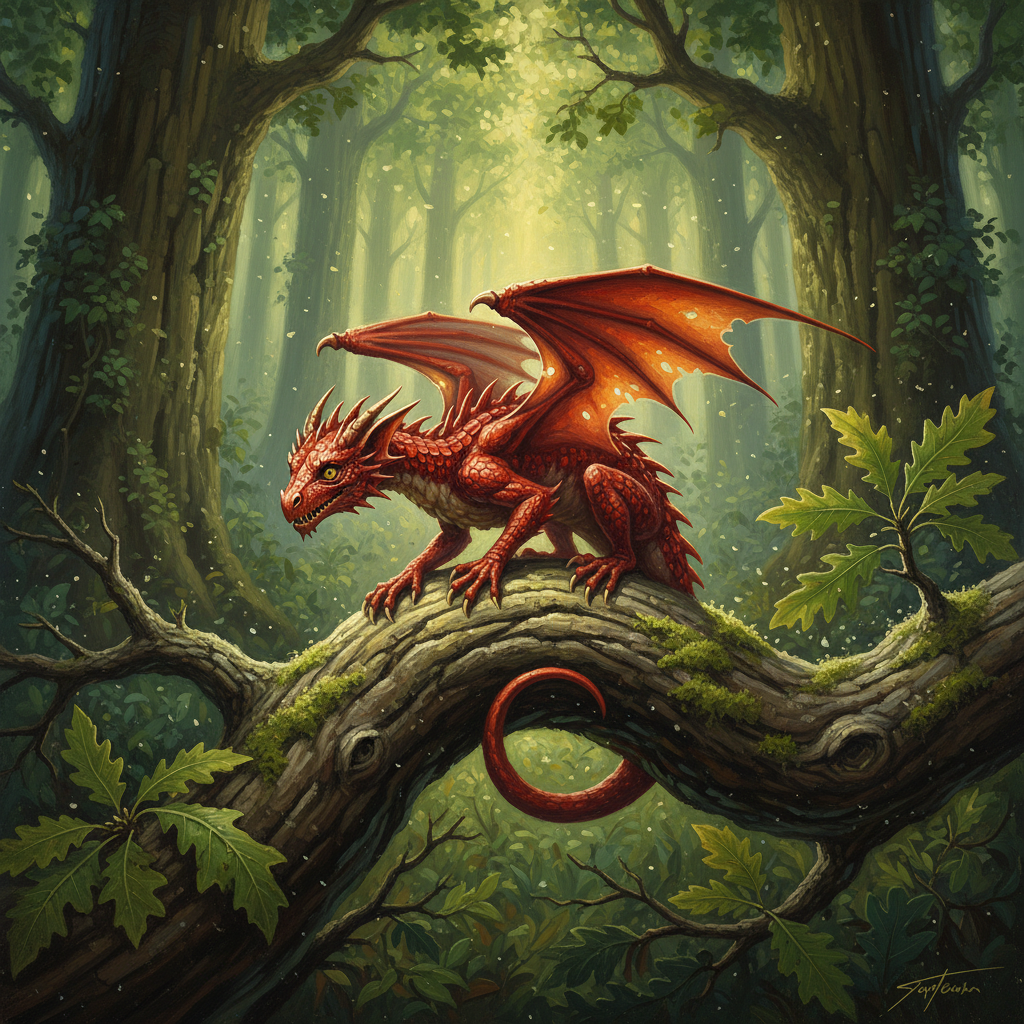 Pseudodragon, original D&D 5e monster artwork by ZapGM
