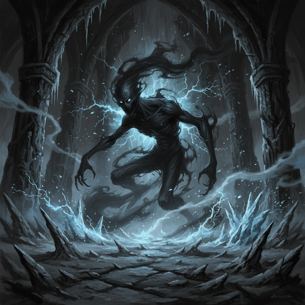 Owb Prophet, original Pathfinder 2e monster artwork by ZapGM