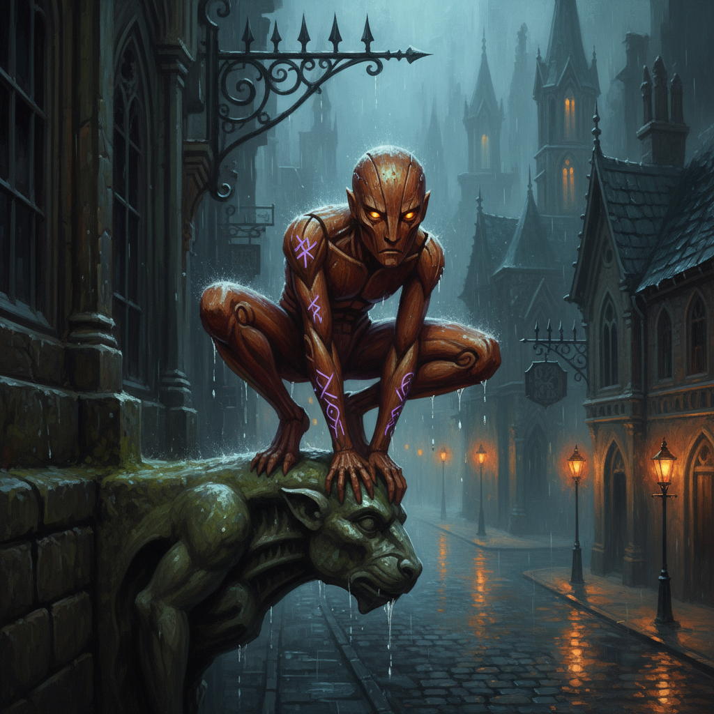 Wyrwood Sneak, original Pathfinder 2e monster artwork by ZapGM