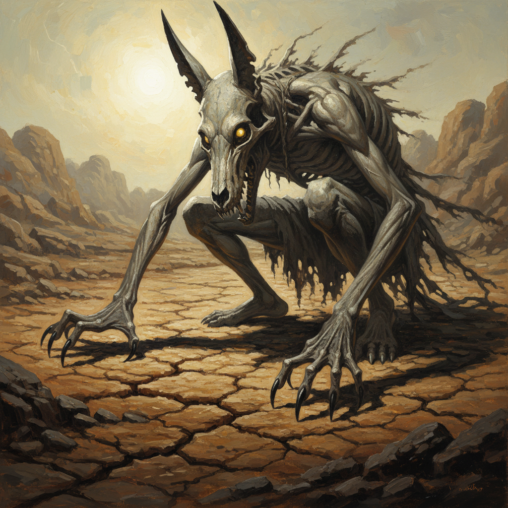 Meladaemon, original Pathfinder 2e monster artwork by ZapGM