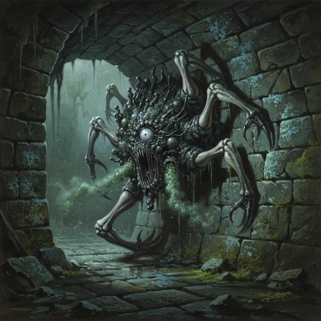 Cythnigot, original Pathfinder 2e monster artwork by ZapGM