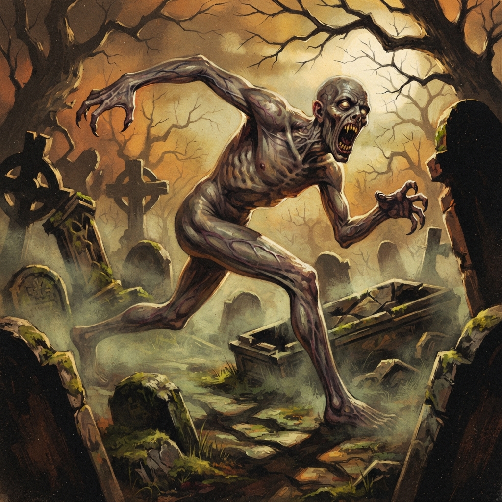 Unrisen, original Pathfinder 2e monster artwork by ZapGM