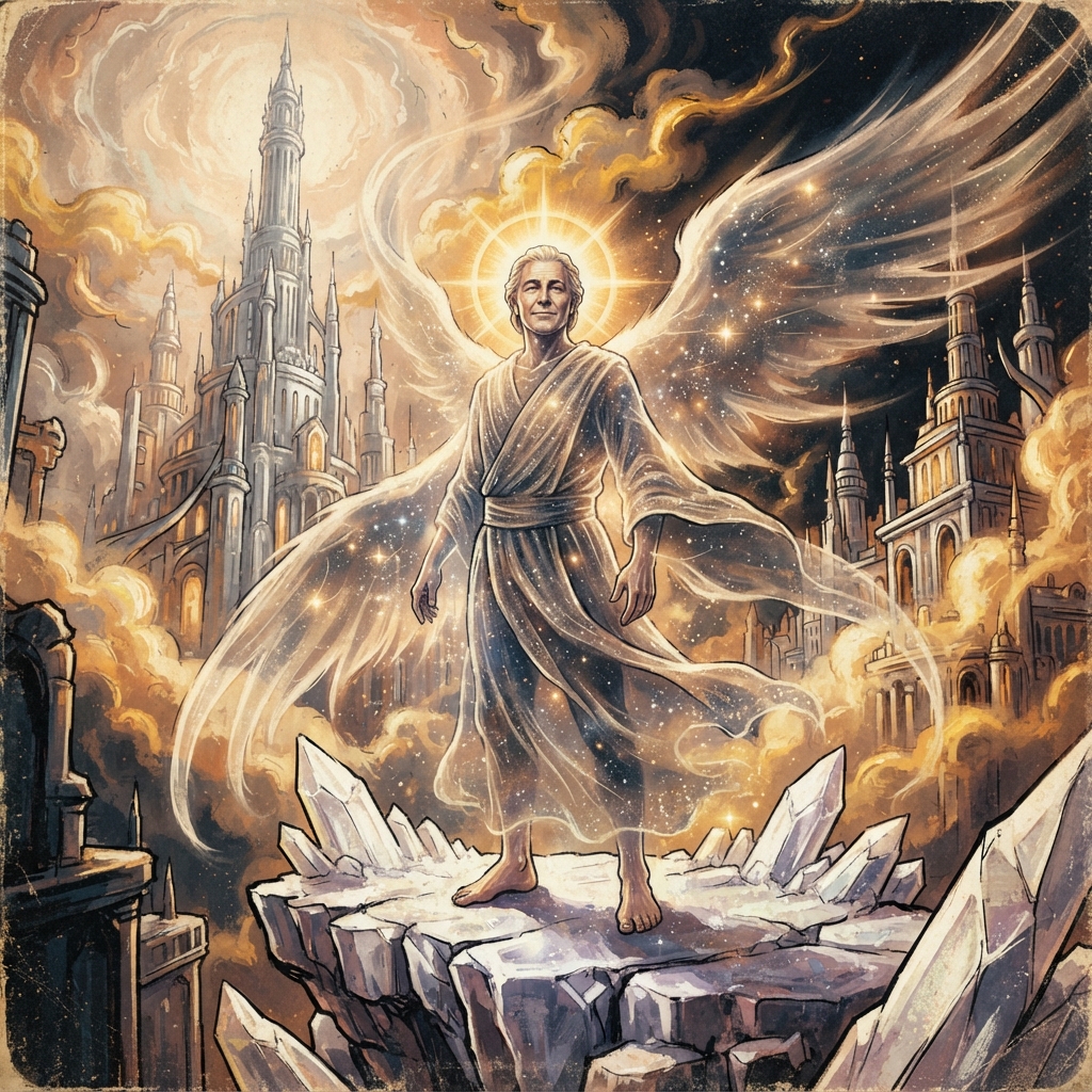Shade (Heaven), original Pathfinder 2e monster artwork by ZapGM