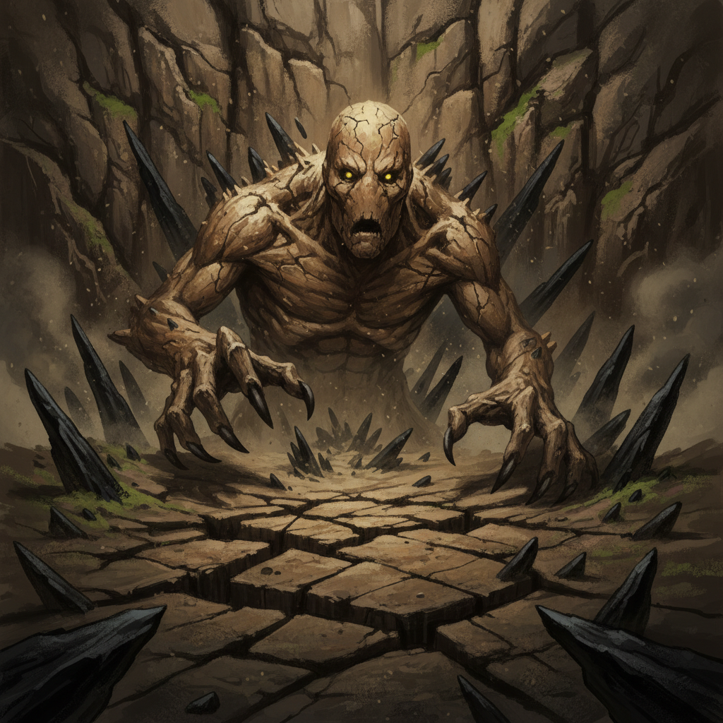 Guecubu, original Pathfinder 2e monster artwork by ZapGM