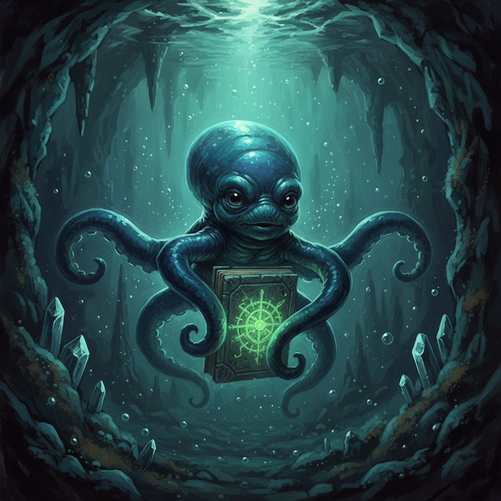 Quatoid, original Pathfinder 2e monster artwork by ZapGM