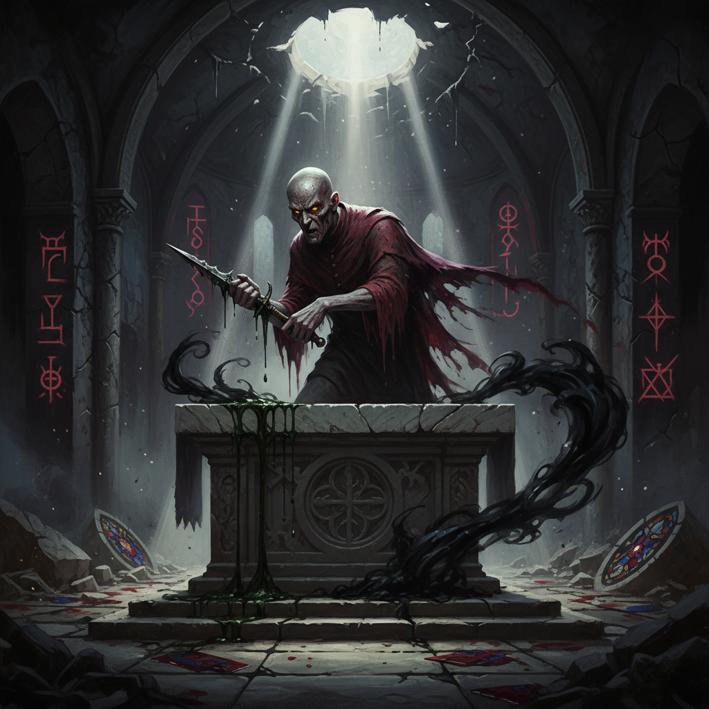 Herexen, original Pathfinder 2e monster artwork by ZapGM