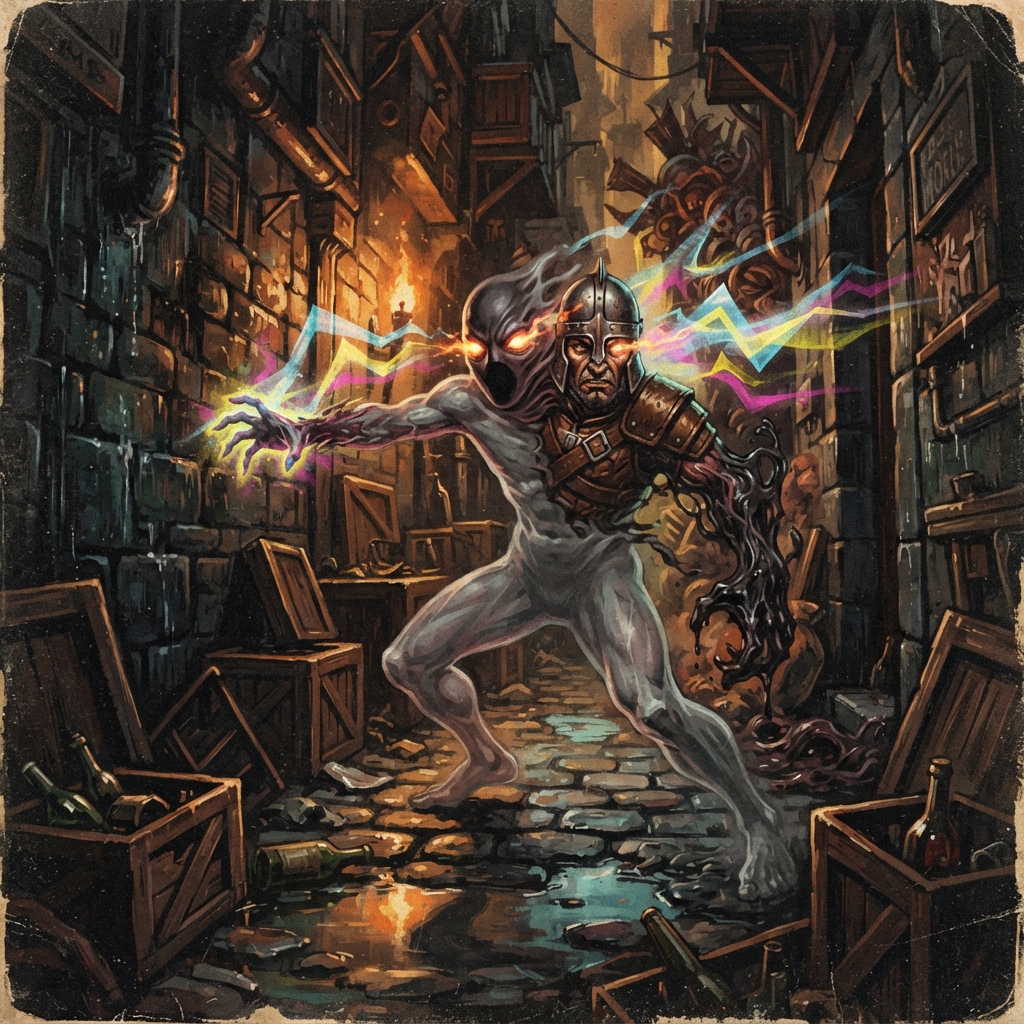 Divoynik, original Pathfinder 2e monster artwork by ZapGM