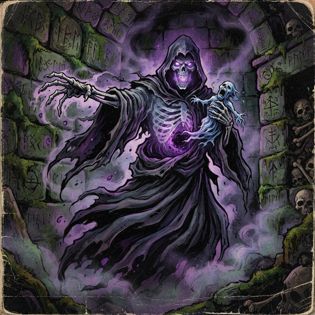 War Wraith, original Pathfinder 2e monster artwork by ZapGM