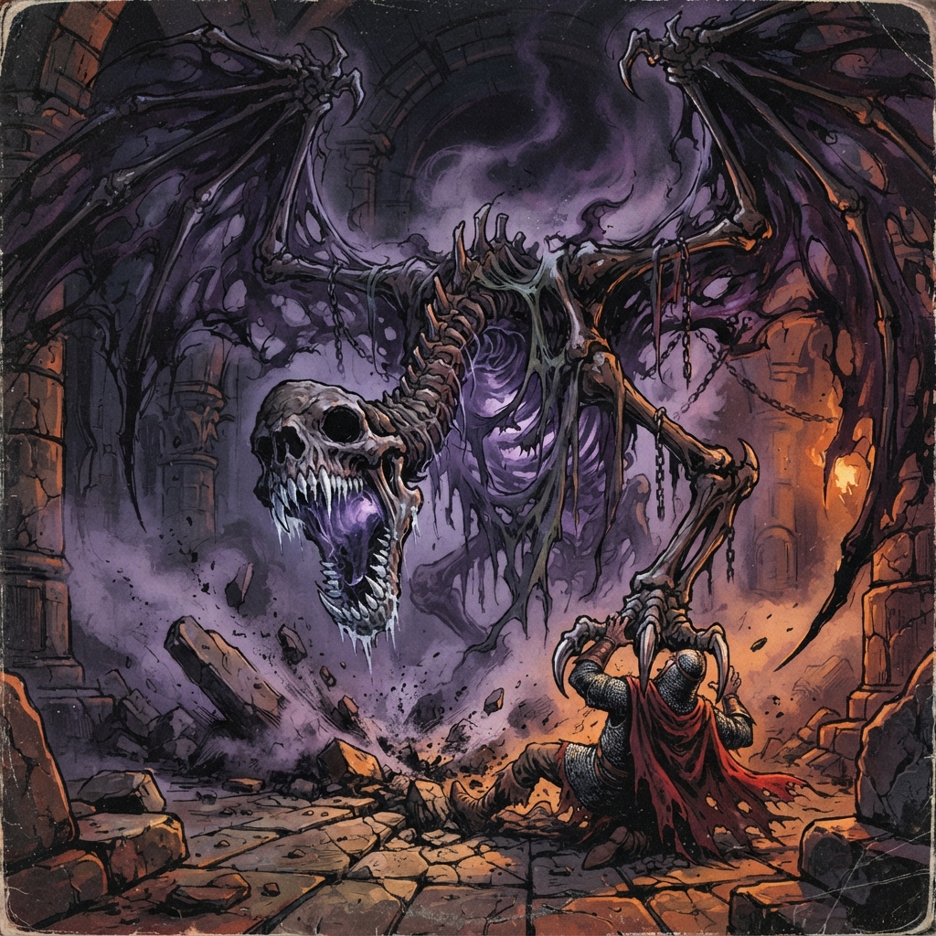Vanyver, original Pathfinder 2e monster artwork by ZapGM