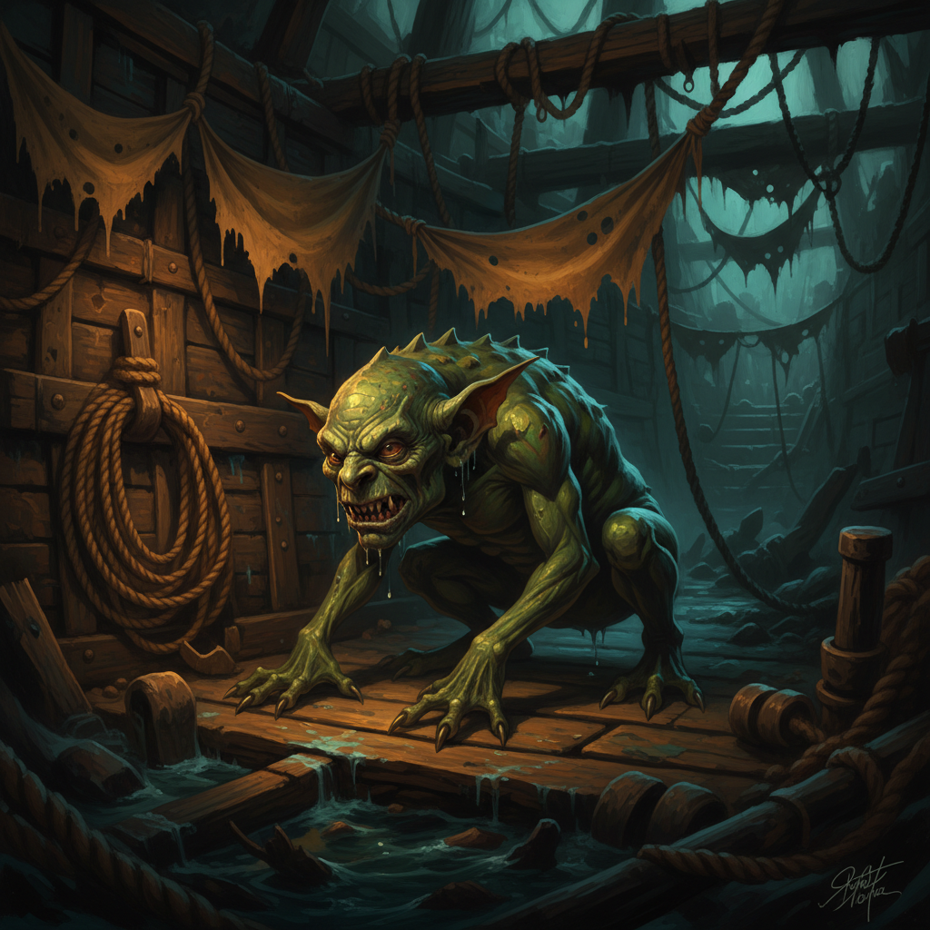 Haniver, original Pathfinder 2e monster artwork by ZapGM