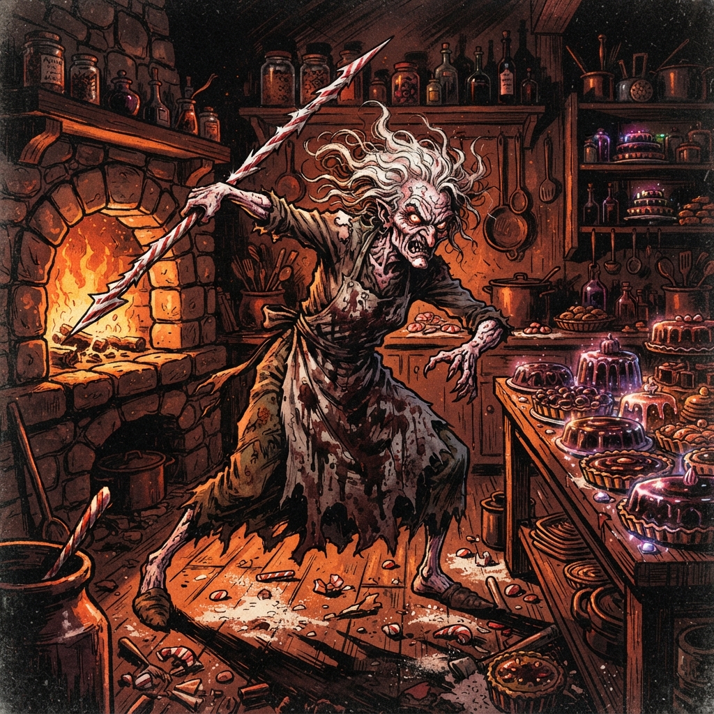 Sweet Hag, original Pathfinder 2e monster artwork by ZapGM