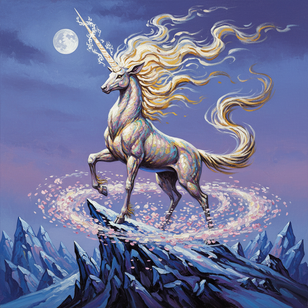 Kirin, original Pathfinder 2e monster artwork by ZapGM