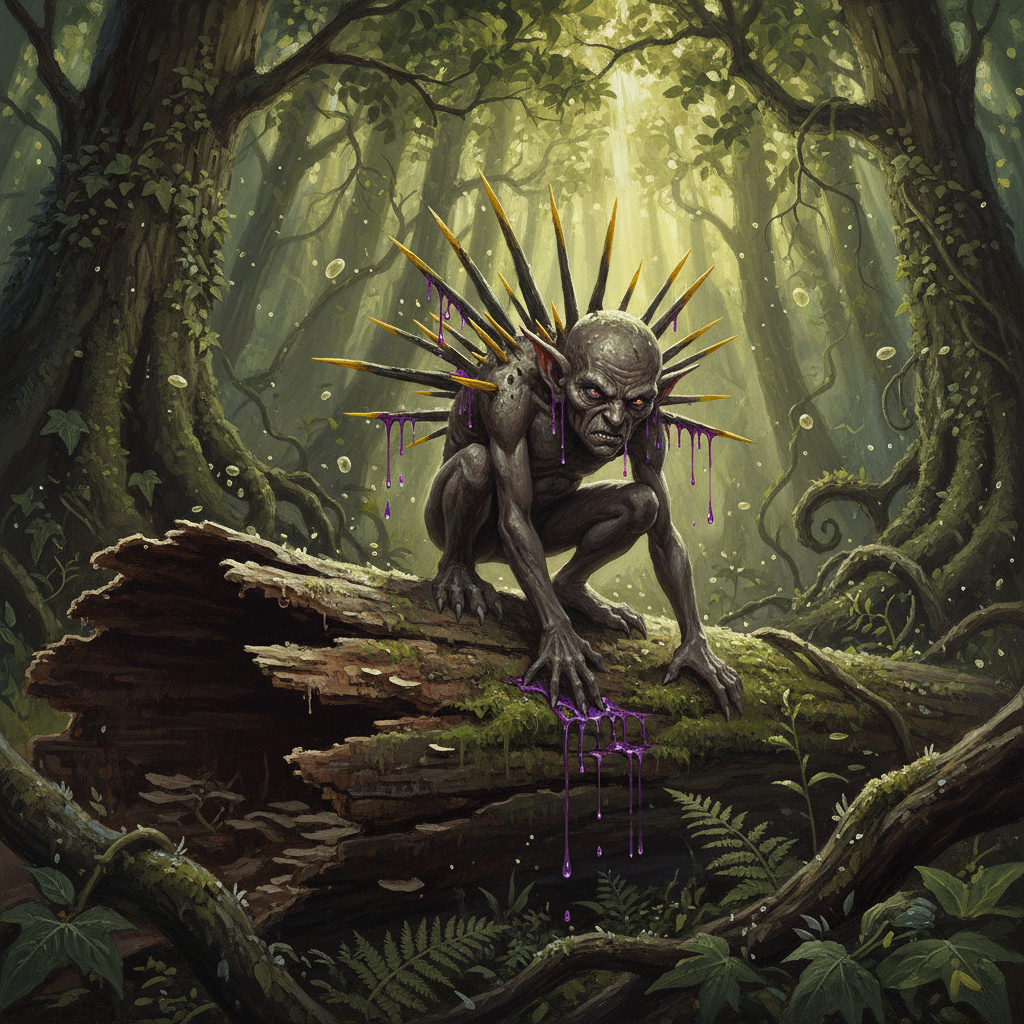 Pukwudgie, original Pathfinder 2e monster artwork by ZapGM