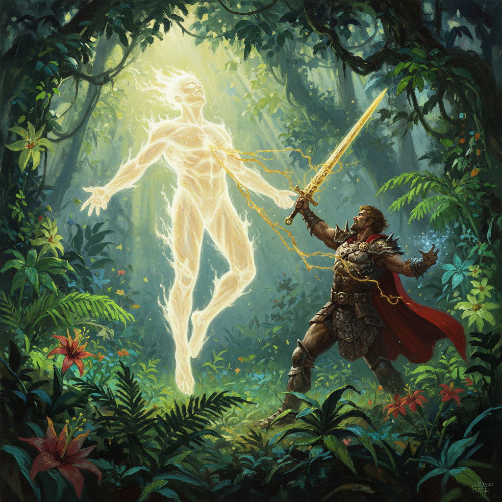 Gliminal, original Pathfinder 2e monster artwork by ZapGM