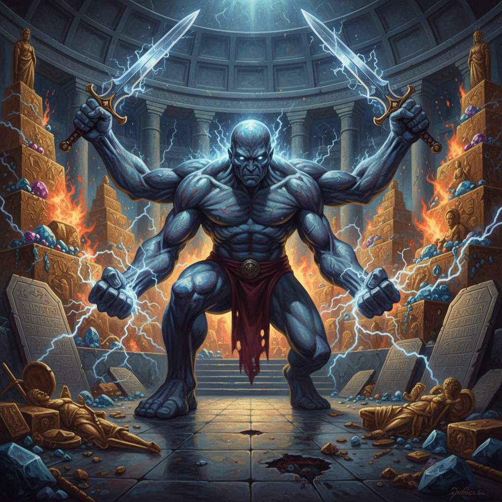 Calikang, original Pathfinder 2e monster artwork by ZapGM