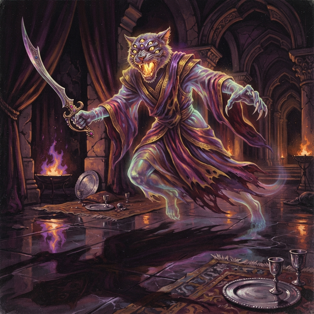 Raja-Krodha, original Pathfinder 2e monster artwork by ZapGM