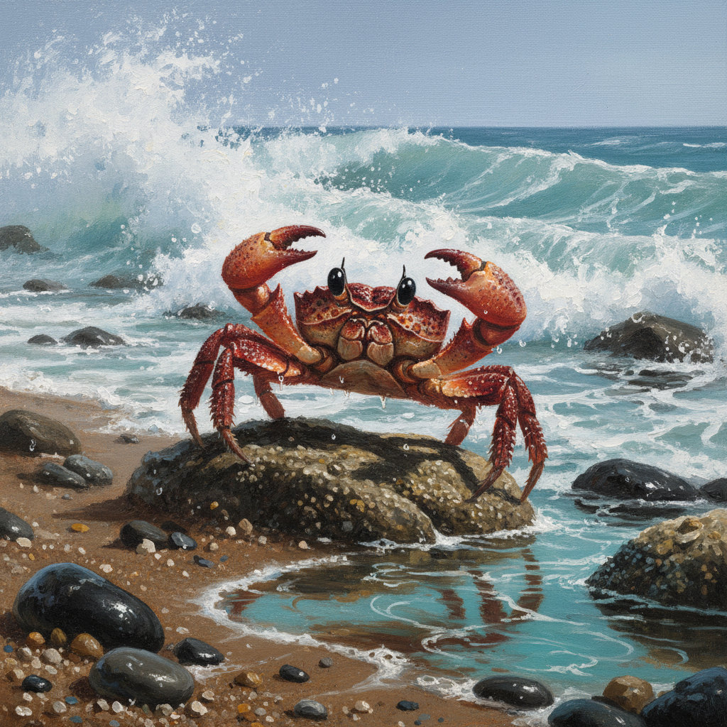 Crab, original D&D 5e monster artwork by ZapGM