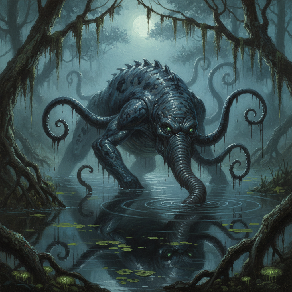 Quoppopak, original Pathfinder 2e monster artwork by ZapGM