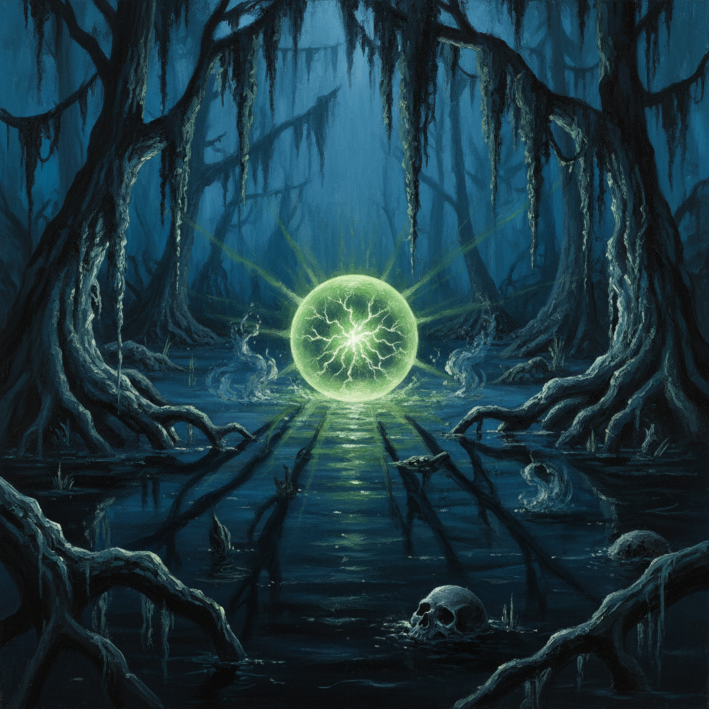 Will-o'-wisp, original Pathfinder 2e monster artwork by ZapGM