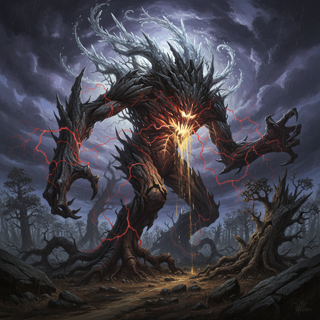 Sard, original Pathfinder 2e monster artwork by ZapGM