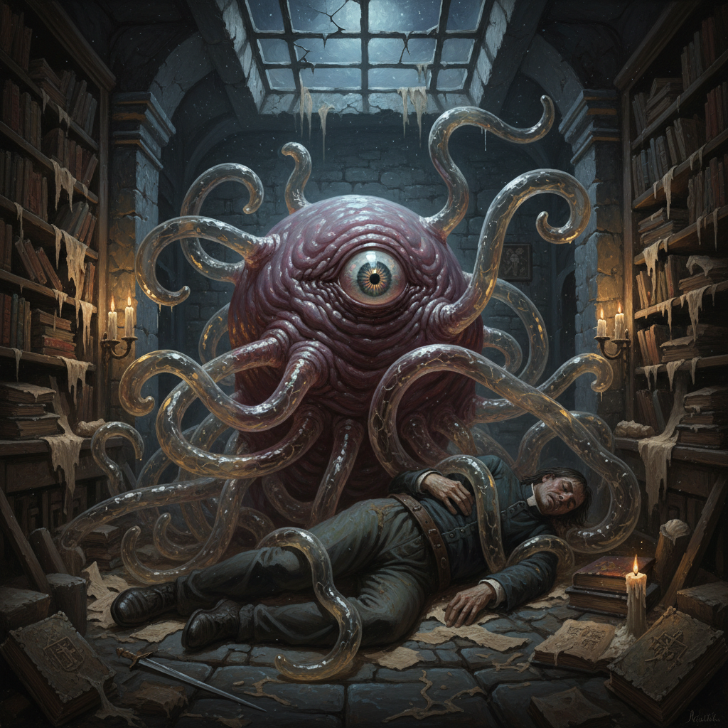Rhu-chalik, original Pathfinder 2e monster artwork by ZapGM