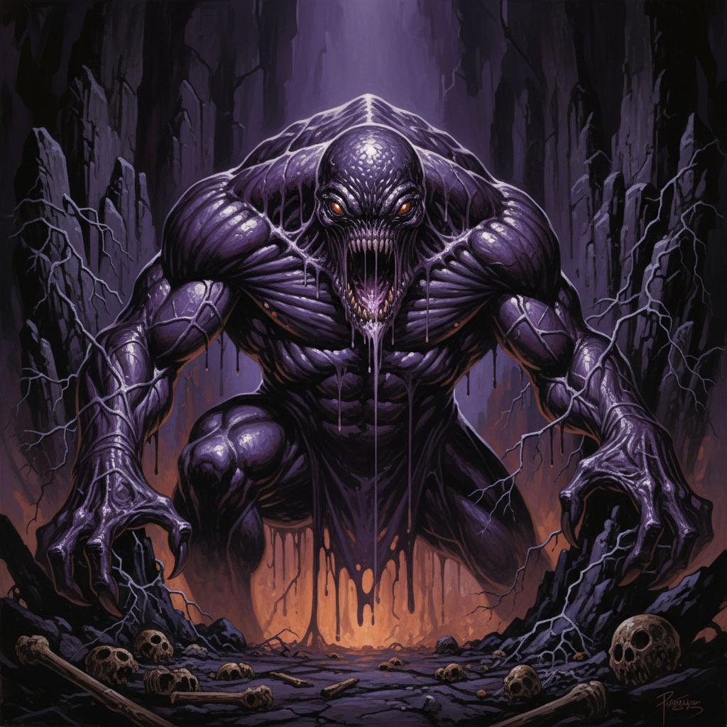 Chyzaedu, original Pathfinder 2e monster artwork by ZapGM