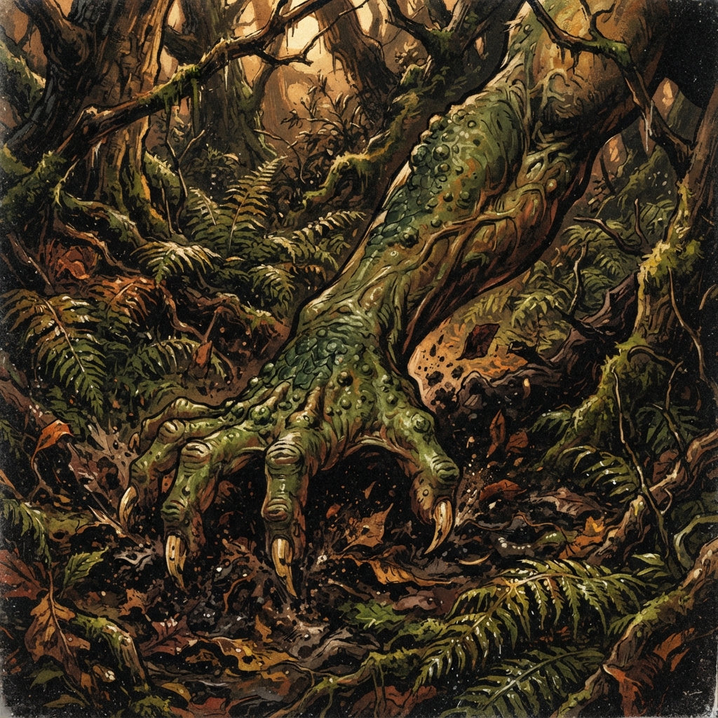Troll Limb, original D&D 5e monster artwork by ZapGM