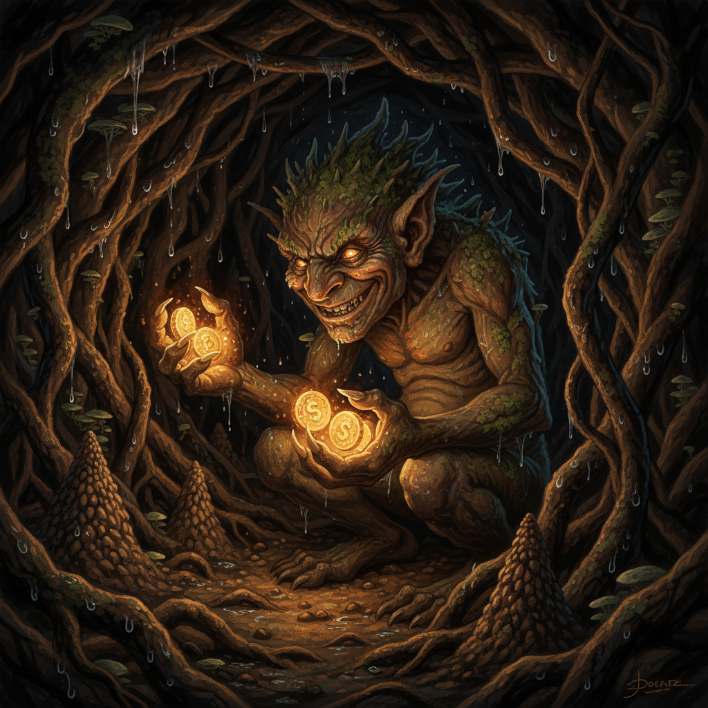 Duende, original Pathfinder 2e monster artwork by ZapGM