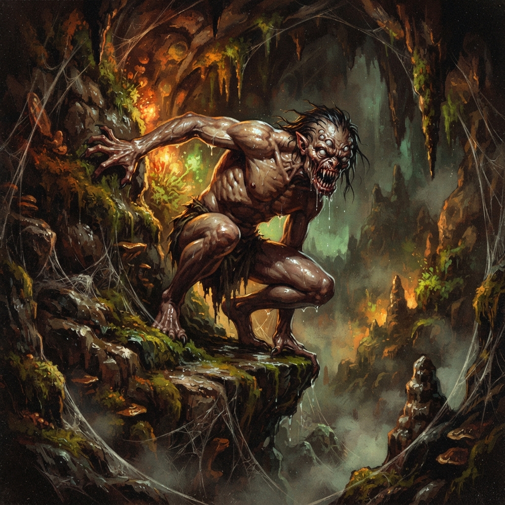 Narrik, original Pathfinder 2e monster artwork by ZapGM