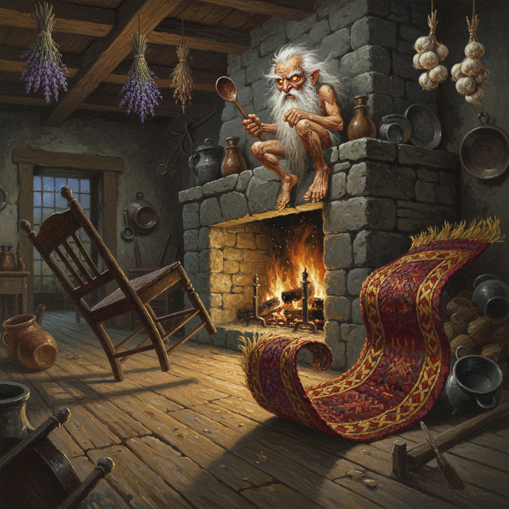 Domovoi, original Pathfinder 2e monster artwork by ZapGM