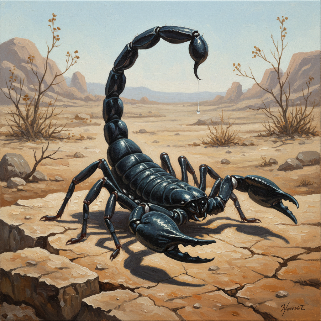 Scorpion, original D&D 5e monster artwork by ZapGM