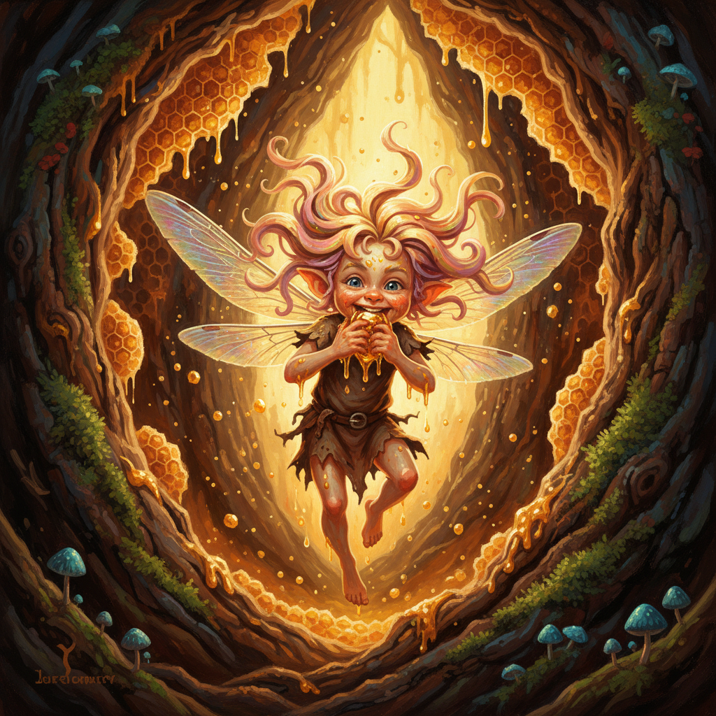 Melixie, original Pathfinder 2e monster artwork by ZapGM