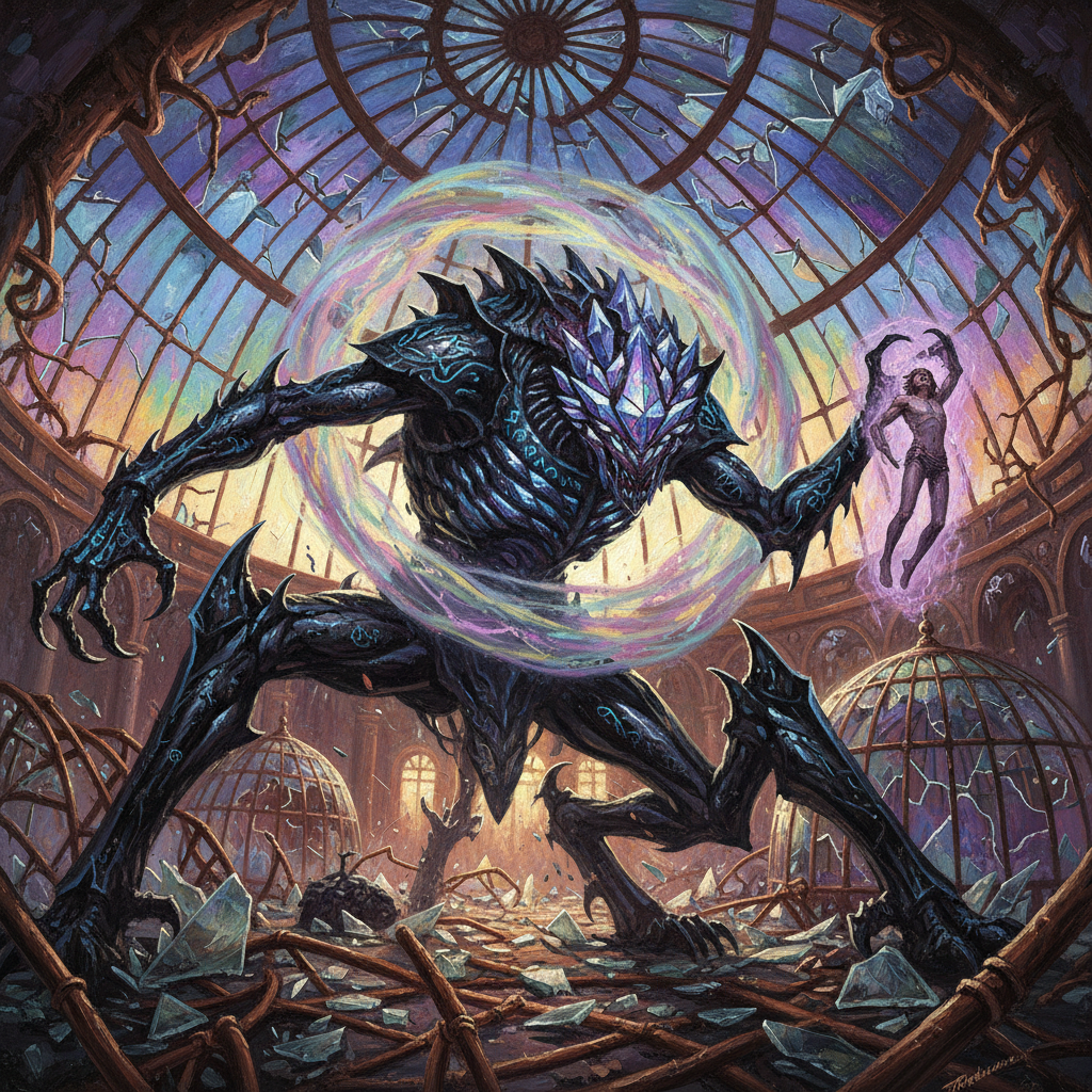 Quintessivore, original Pathfinder 2e monster artwork by ZapGM