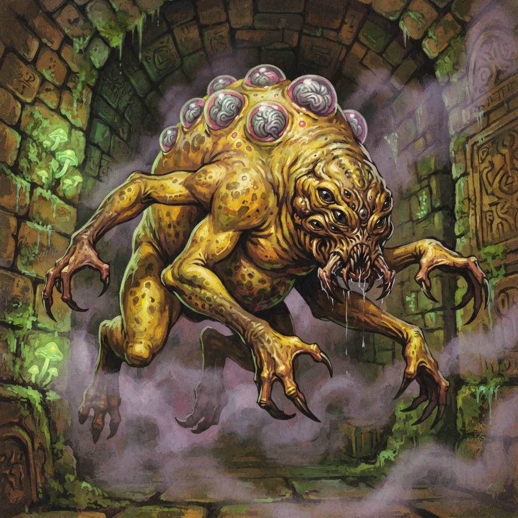 Jah-Tohl, original Pathfinder 2e monster artwork by ZapGM