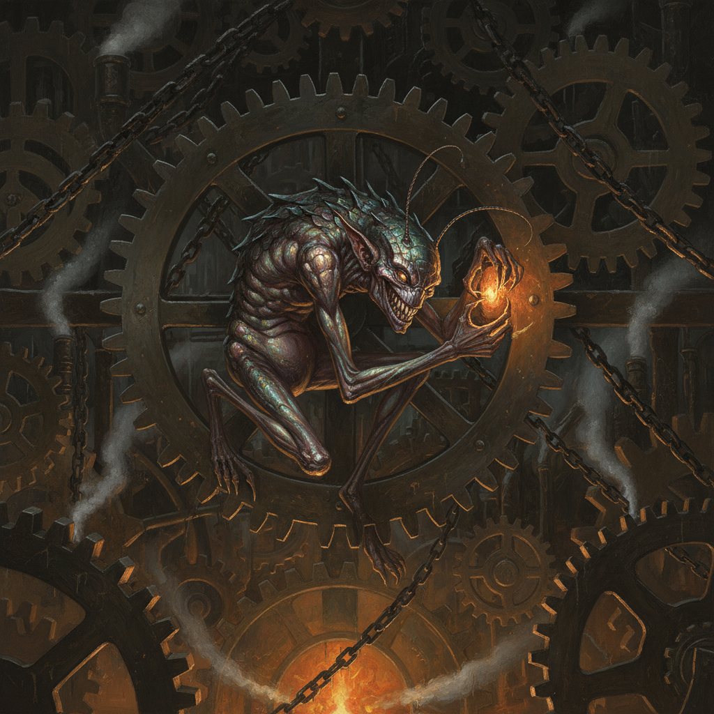 Vexgit, original Pathfinder 2e monster artwork by ZapGM