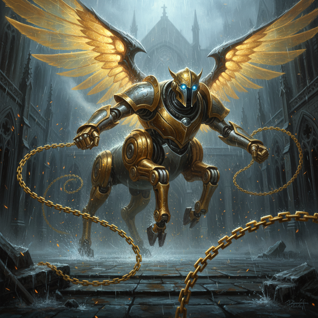 Zelekhut, original Pathfinder 2e monster artwork by ZapGM
