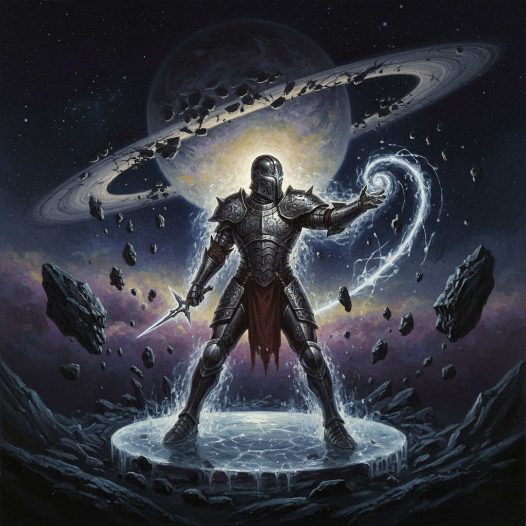 Star Archon, original Pathfinder 2e monster artwork by ZapGM